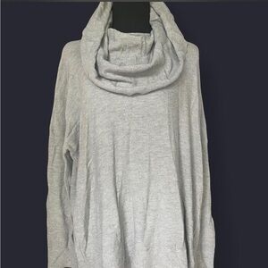 Joie Light Gray Cowl Neck Sweater